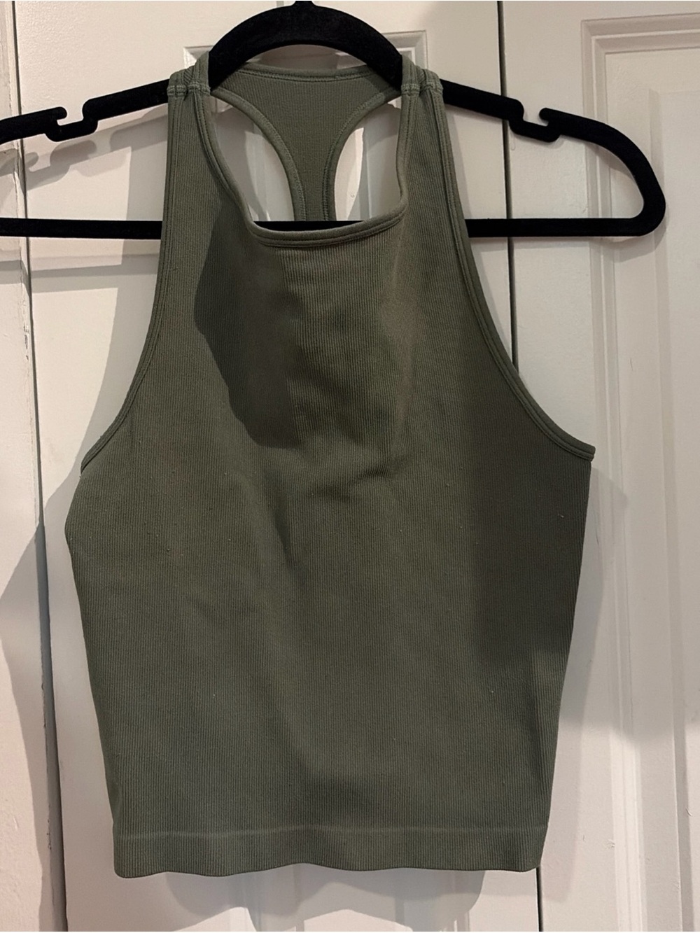 Women's Olive Green Racerback Tank Top